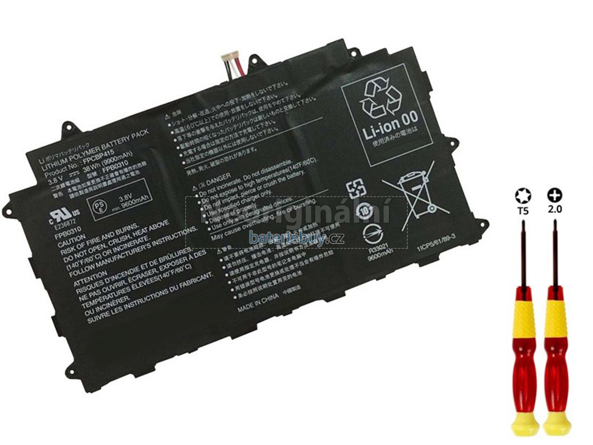 Nahrazení Fujitsu CP678530-01 baterie