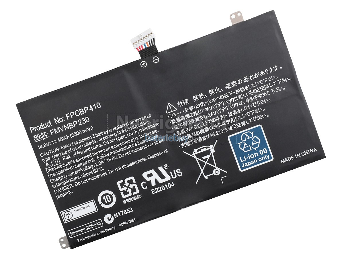 Nahrazení Fujitsu LifeBook UH554 baterie