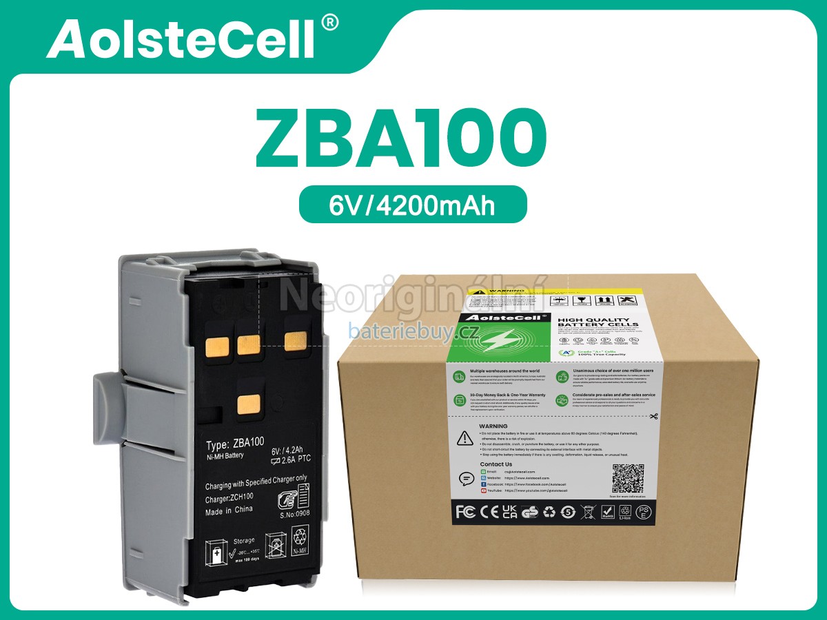 Nahrazení Geomax ZBA100 baterie