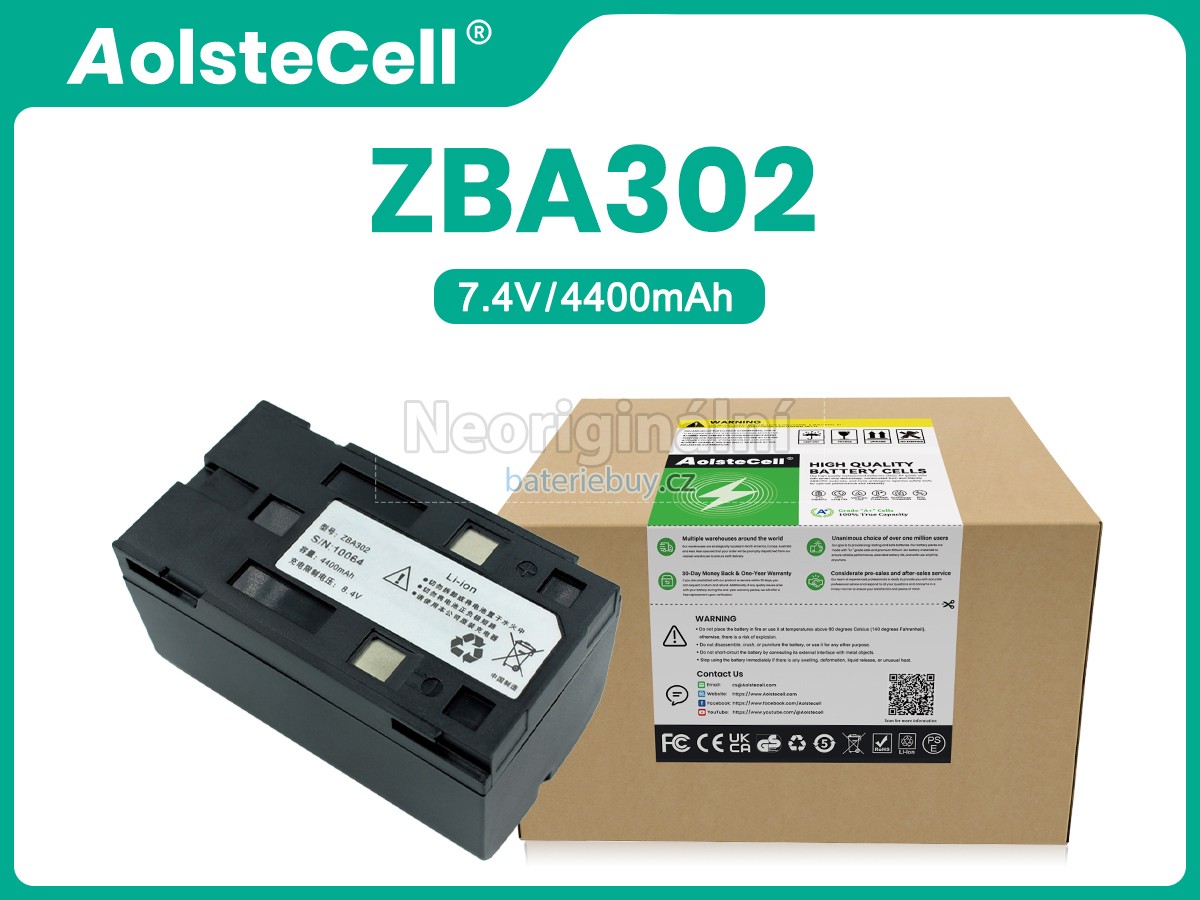 Nahrazení Geomax ZBA301 baterie
