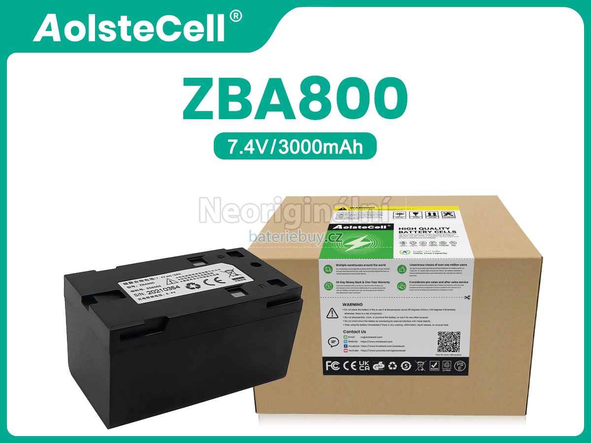 Nahrazení Geomax ZBA800 baterie