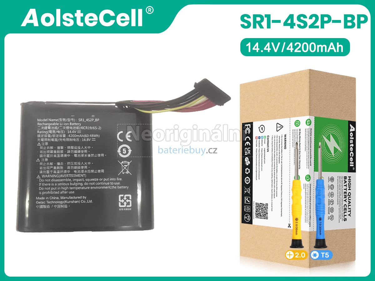 Nahrazení Getac SR1_4S2P_BP baterie