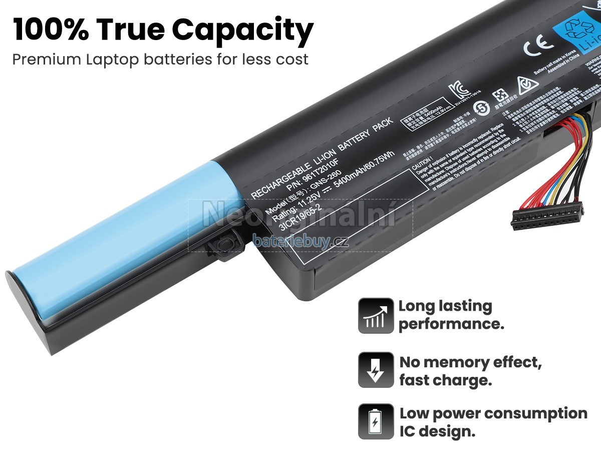 Nahrazení Gigabyte P55W R7 baterie