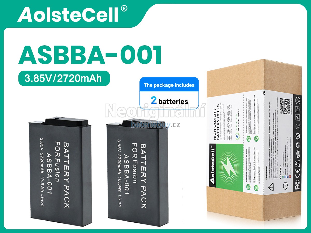 Nahrazení GoPro 601-12862-000 baterie