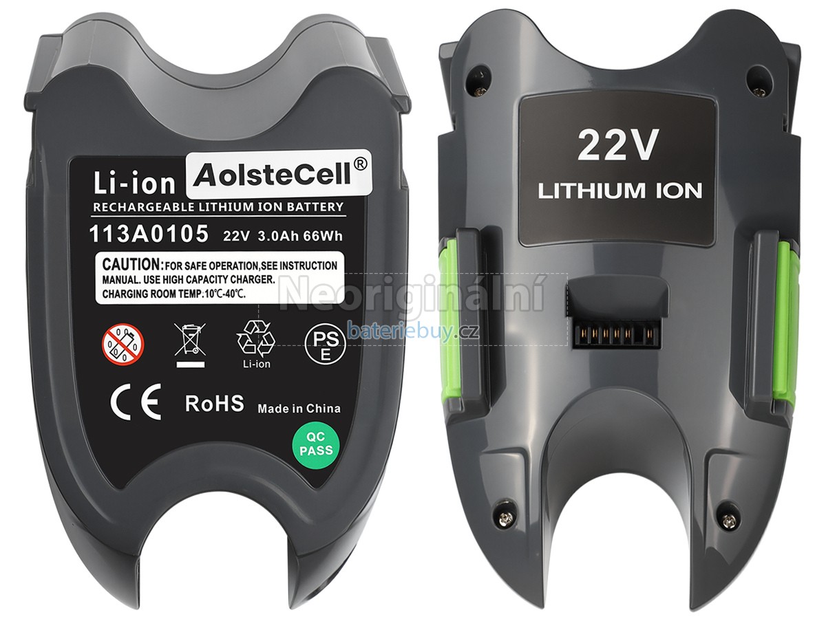 Nahrazení Gtech ATF006 baterie