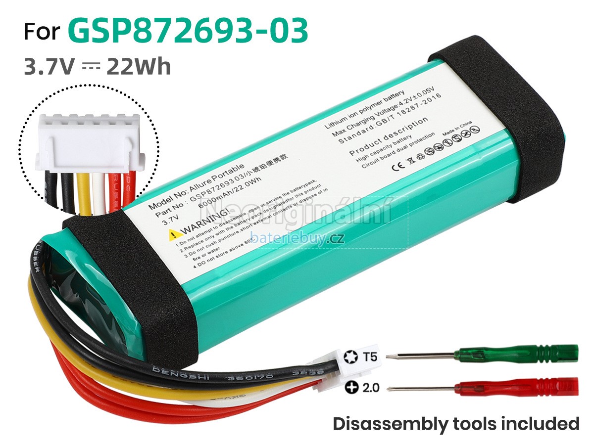 Nahrazení Harman Kardon GSP872693 03 baterie