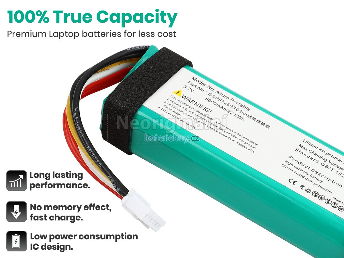 Nahrazení Harman Kardon GSP872693 03 baterie