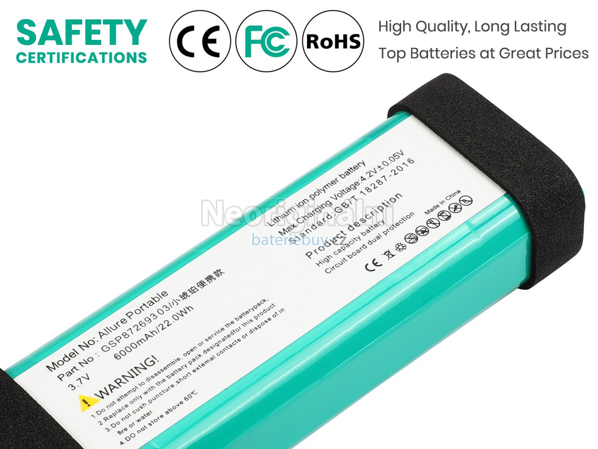 Nahrazení Harman Kardon GSP872693 03 baterie