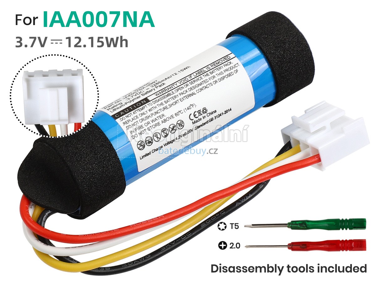 Nahrazení Harman Kardon IAA007NA baterie