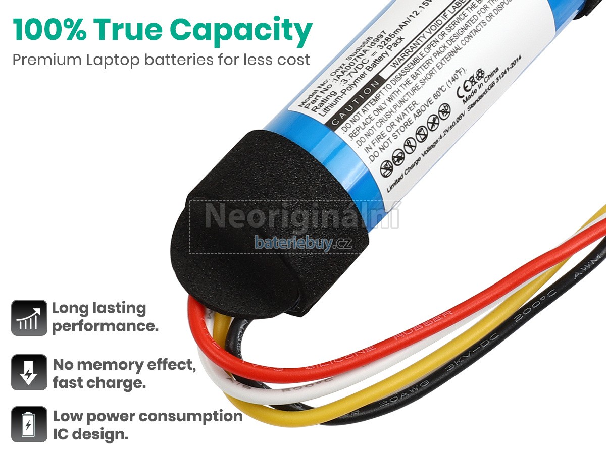 Nahrazení Harman Kardon IAA007NA baterie