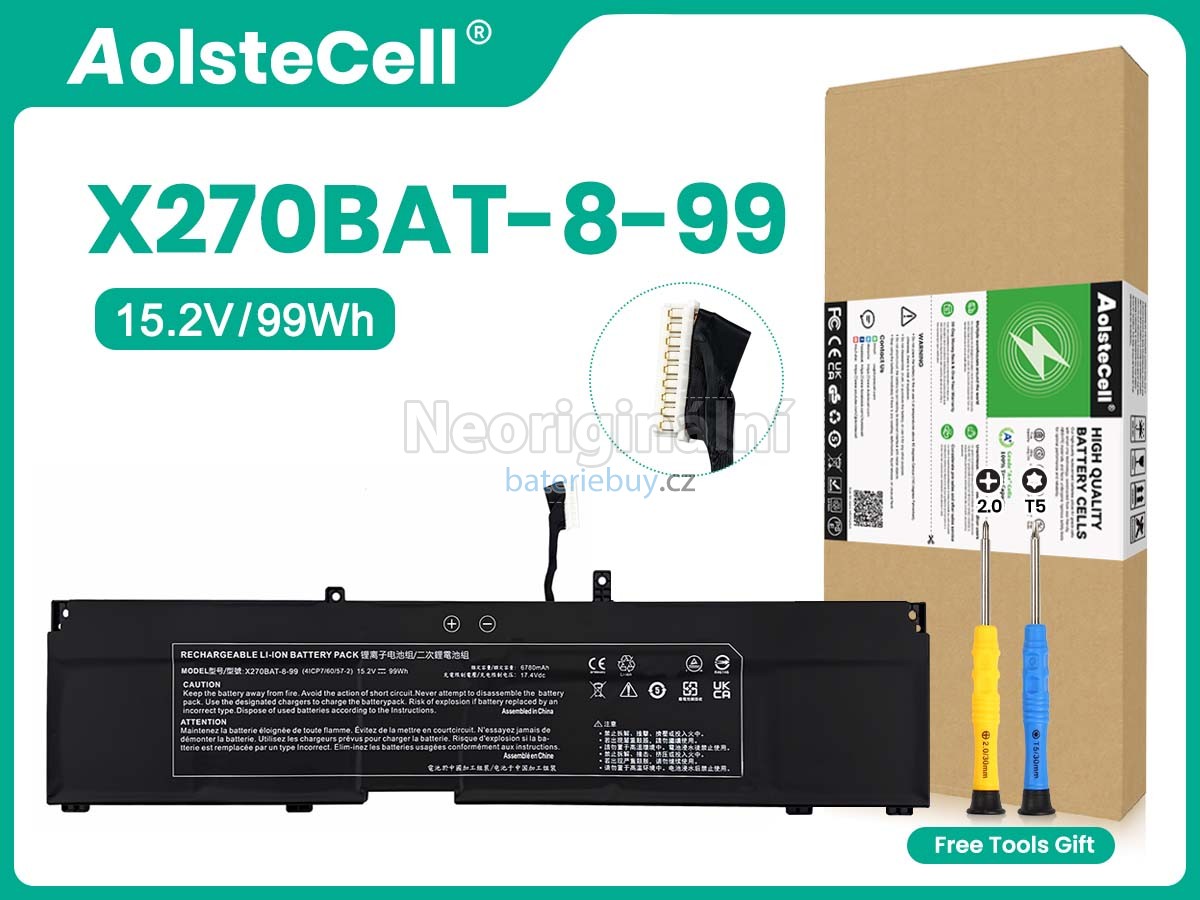 Nahrazení Hasee X270BAT-8-99 baterie
