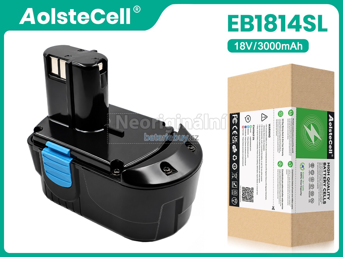 Nahrazení Hitachi EB1814SL baterie