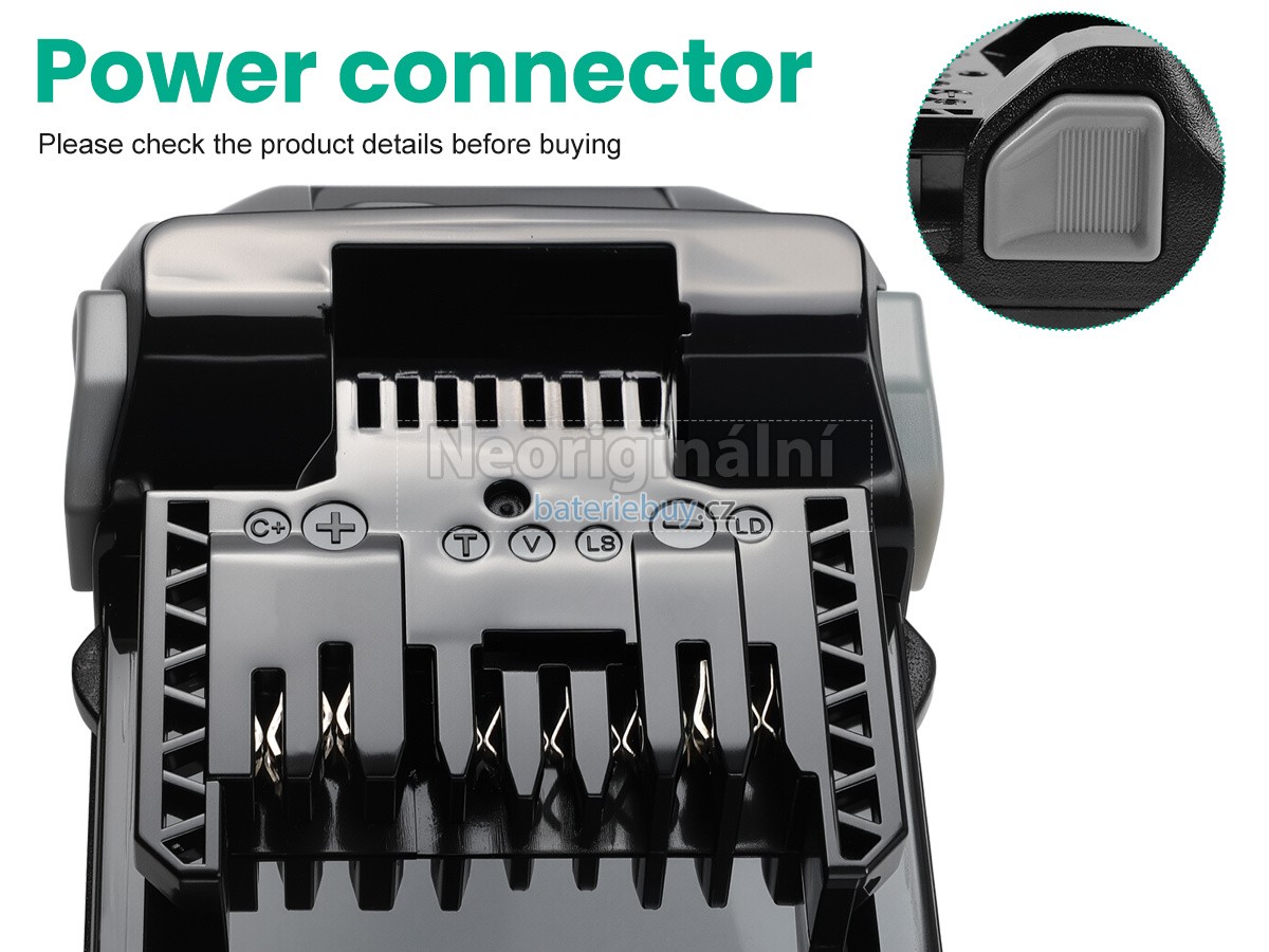 Nahrazení Hitachi BSL36B18 baterie