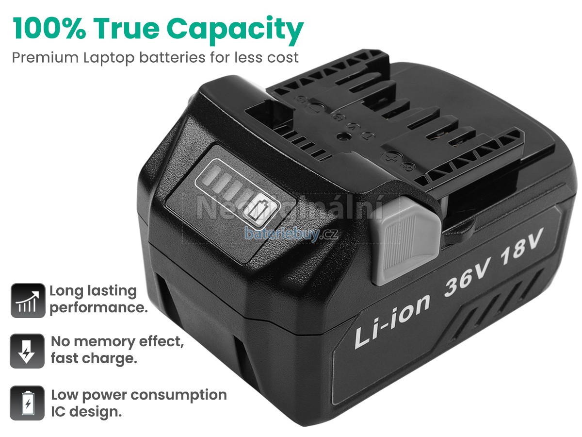 Nahrazení Hitachi BSL36B18 baterie
