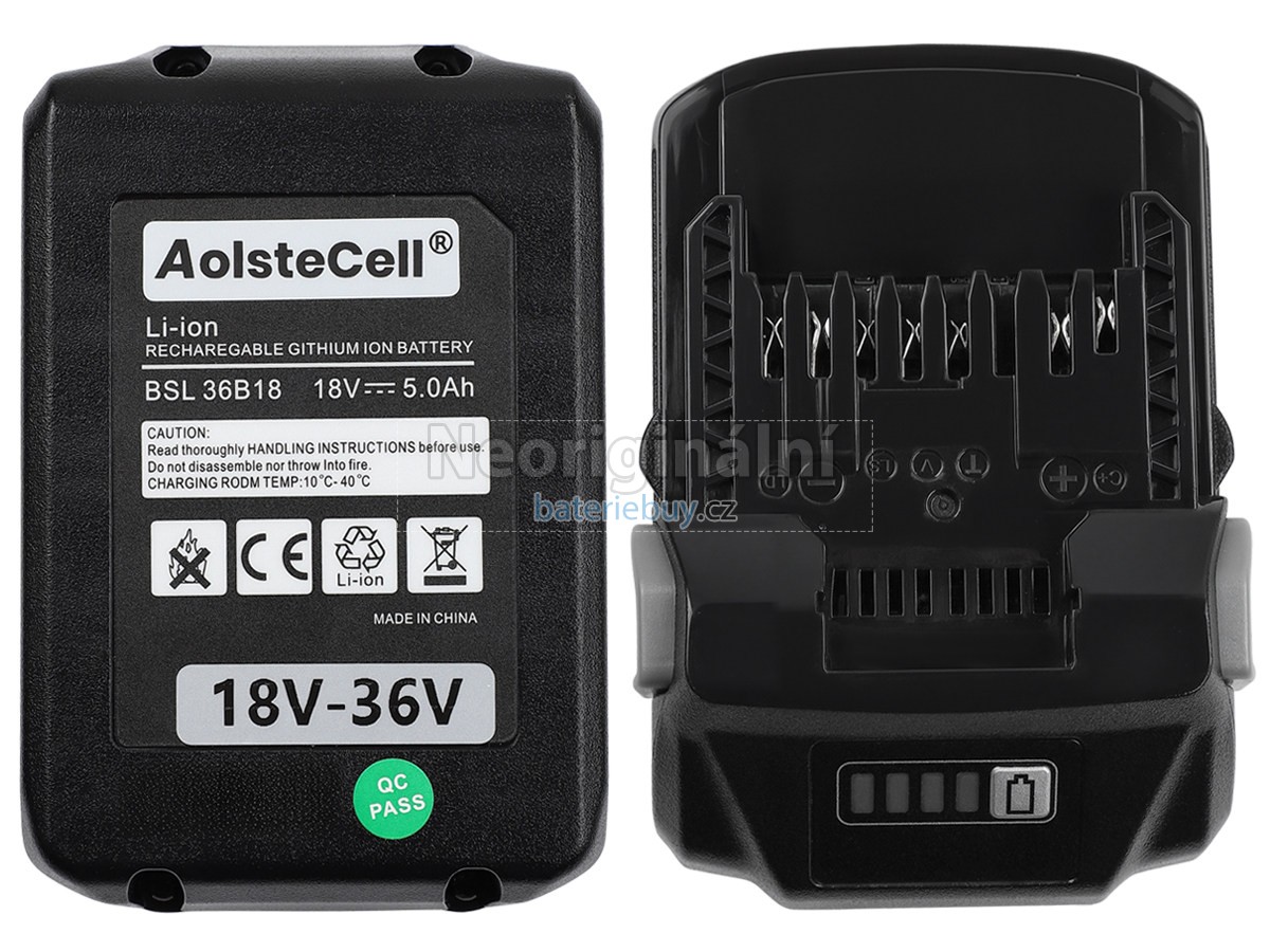 Nahrazení Hitachi BSL36B18 baterie