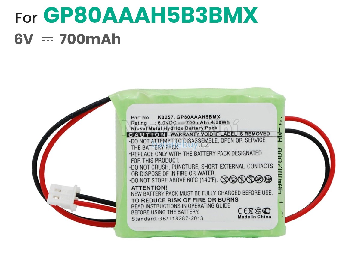 Nahrazení Honeywell 55111-05 baterie