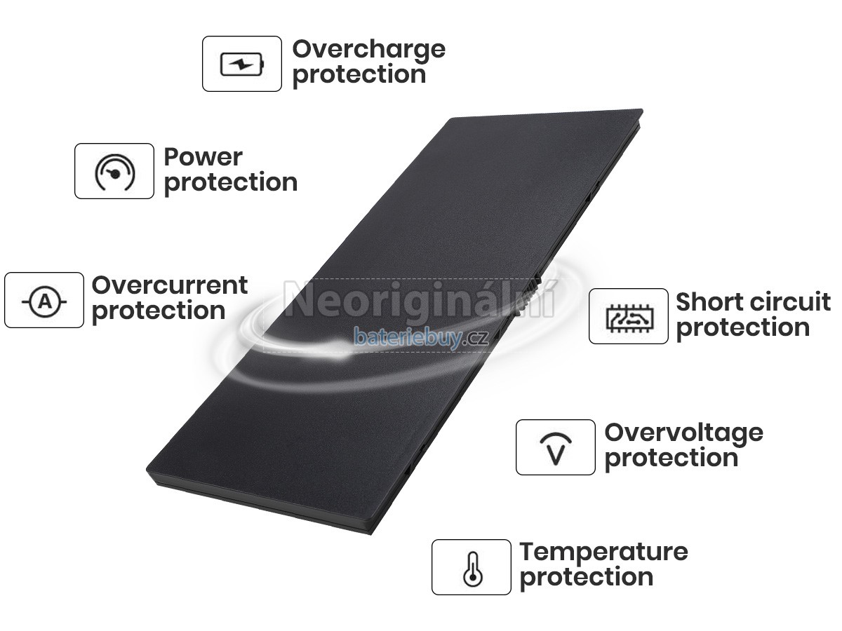 Nahrazení HP 538693-961 baterie