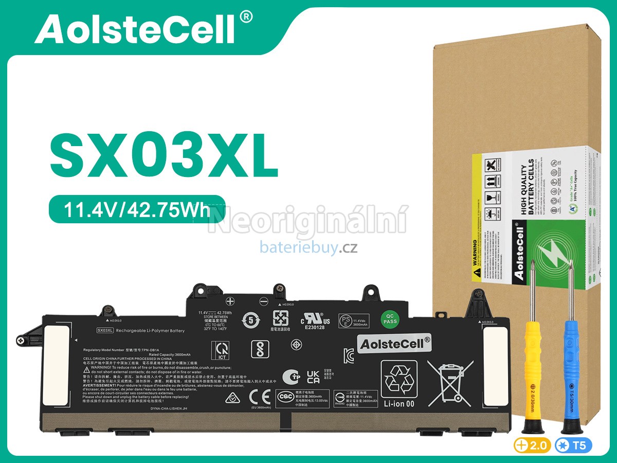 Nahrazení HP L77689-172 baterie