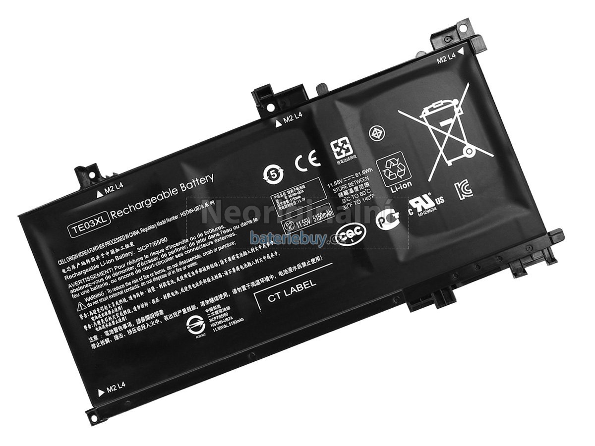 Nahrazení HP Omen 15-AX203NF baterie