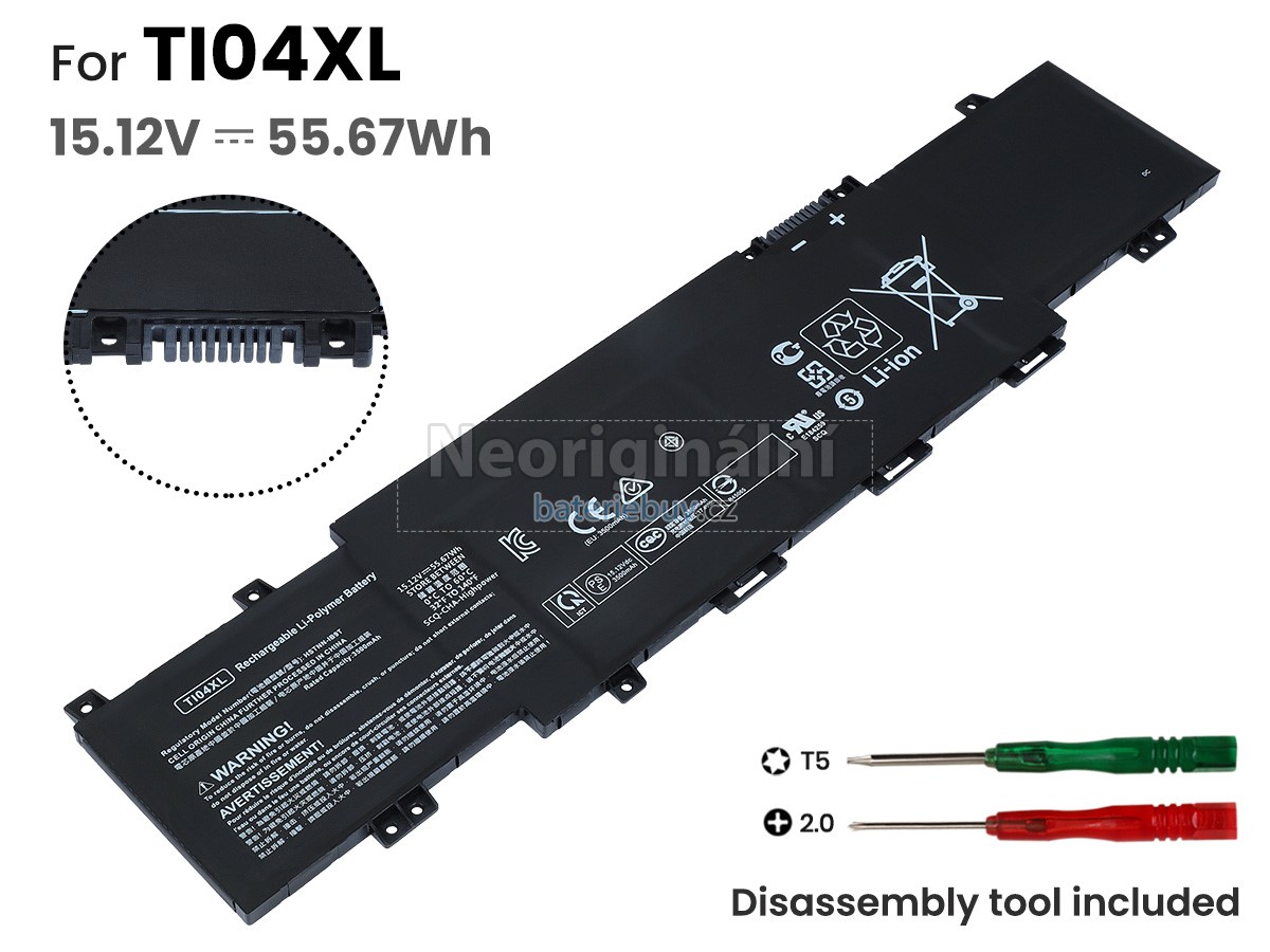 Nahrazení HP Envy LAPTOP 17-CH0002NO baterie