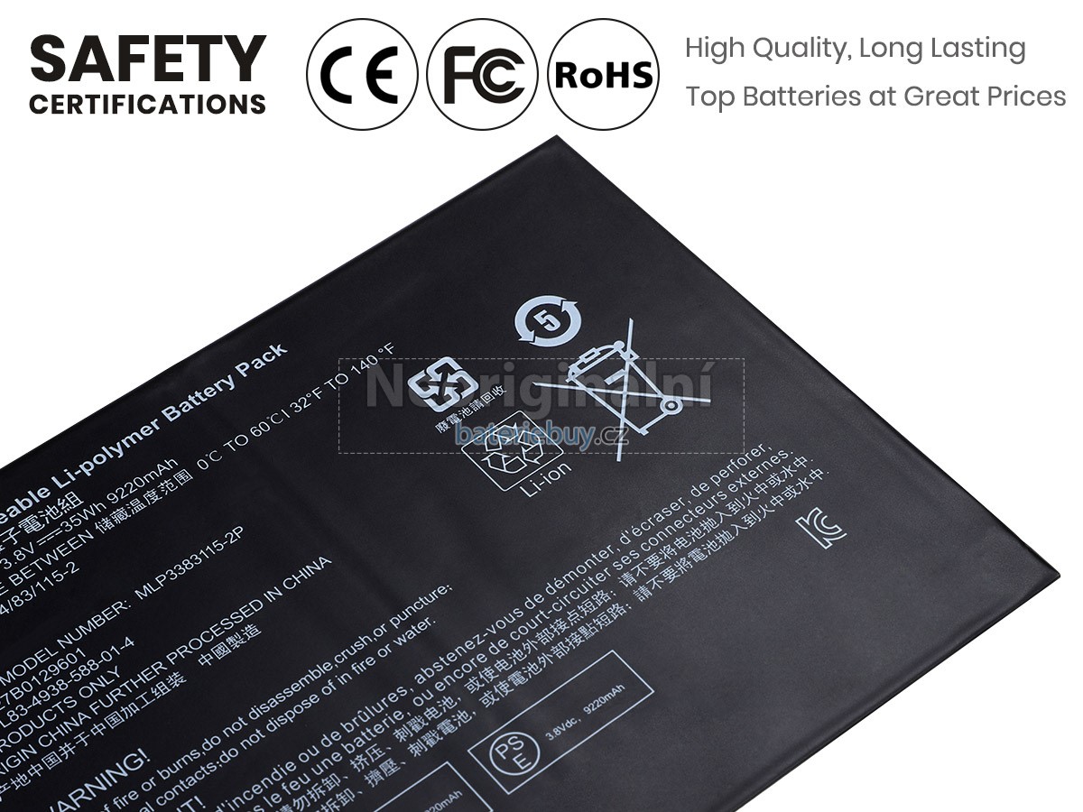 Nahrazení HP Pavilion X2 10-J016TU baterie