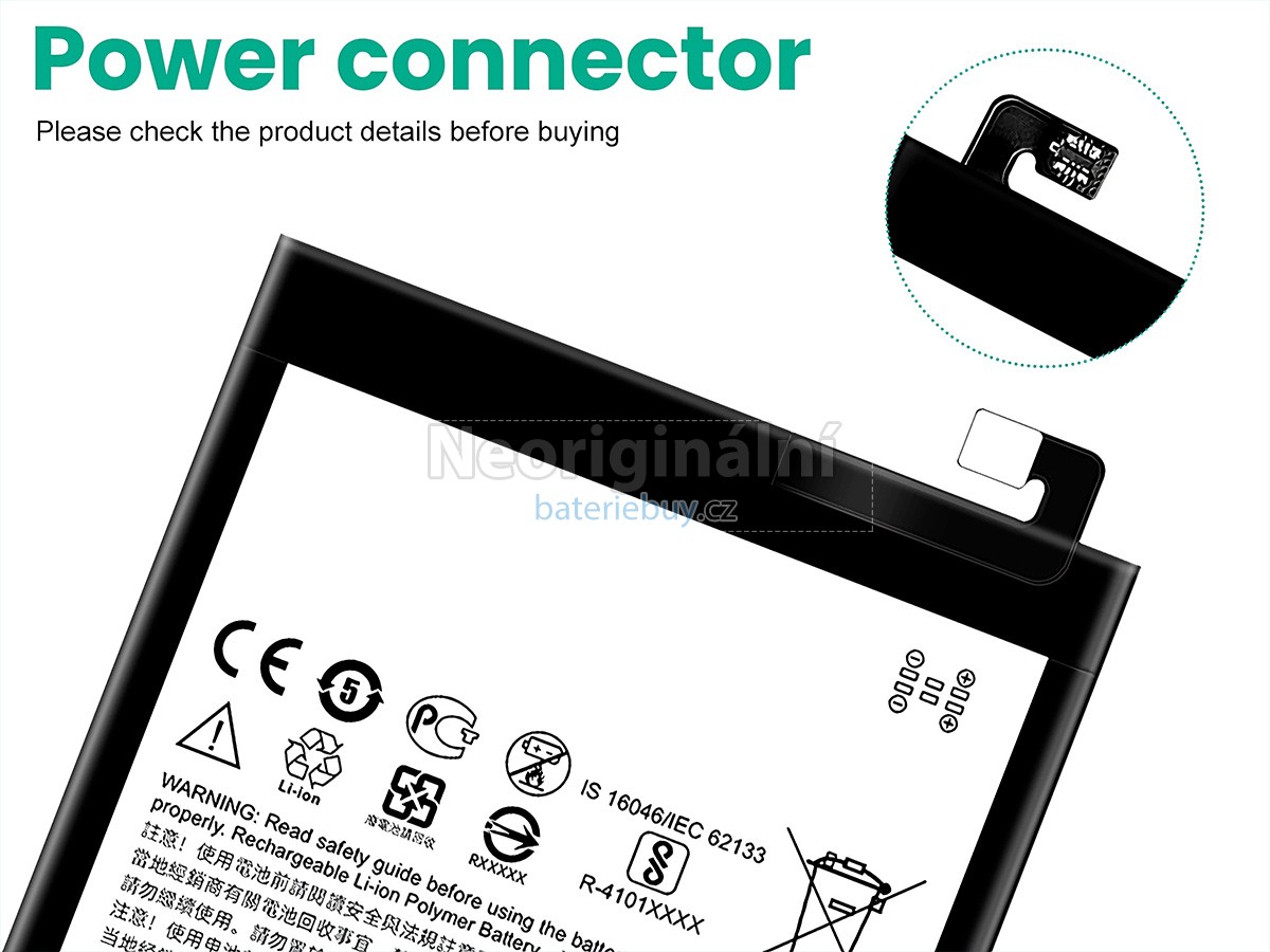 Nahrazení HTC B2PXH100 baterie