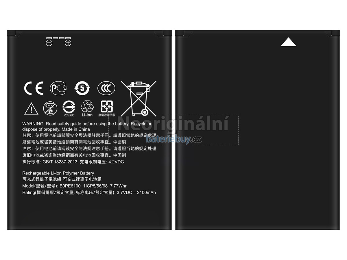 Nahrazení HTC BOPE6100 baterie