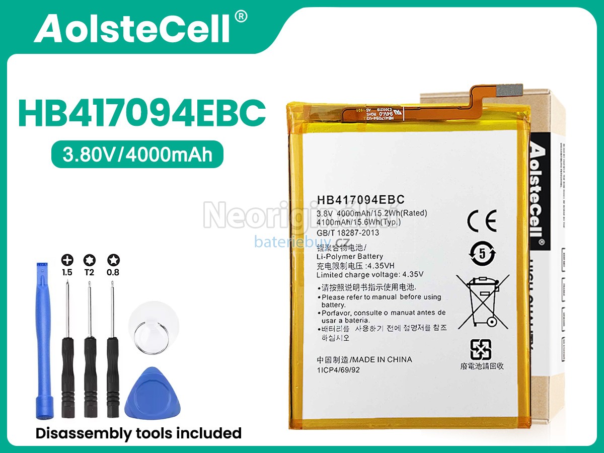 Nahrazení Huawei HB417094EBC baterie