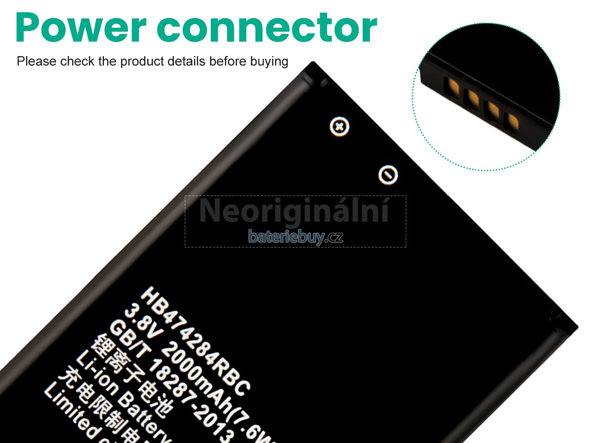 Nahrazení Huawei ASCEND Y550 baterie