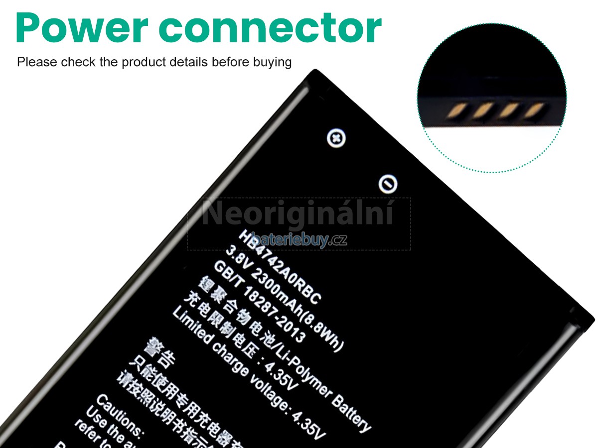Nahrazení Huawei ASCEND G630-U20 baterie