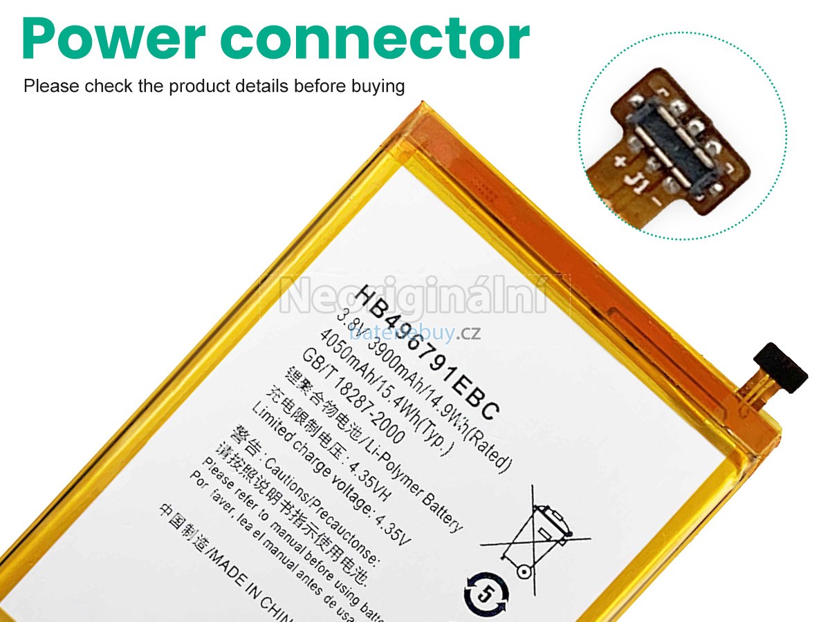 Nahrazení Huawei MATE1 baterie