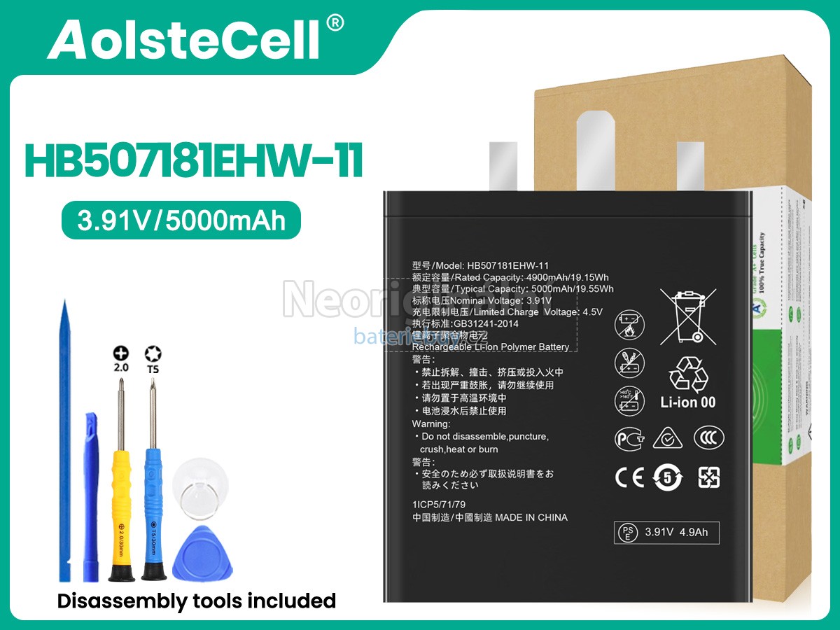 Nahrazení Huawei HB507181EHW-11 baterie
