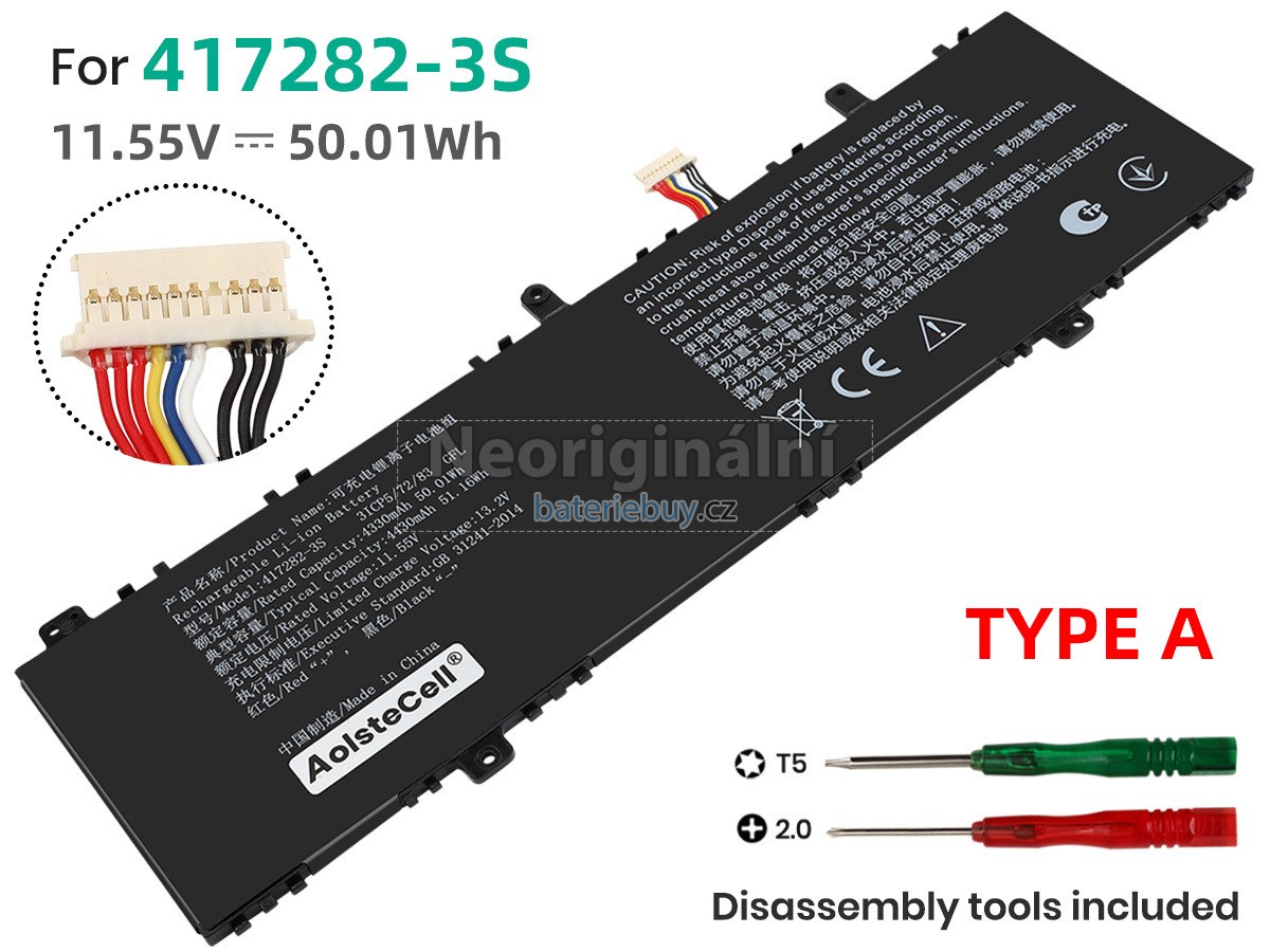 Nahrazení Infinix 417282-3S baterie