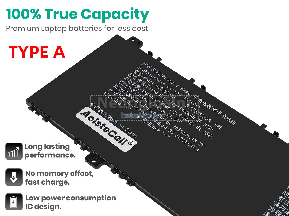 Nahrazení Infinix 417282-3S baterie