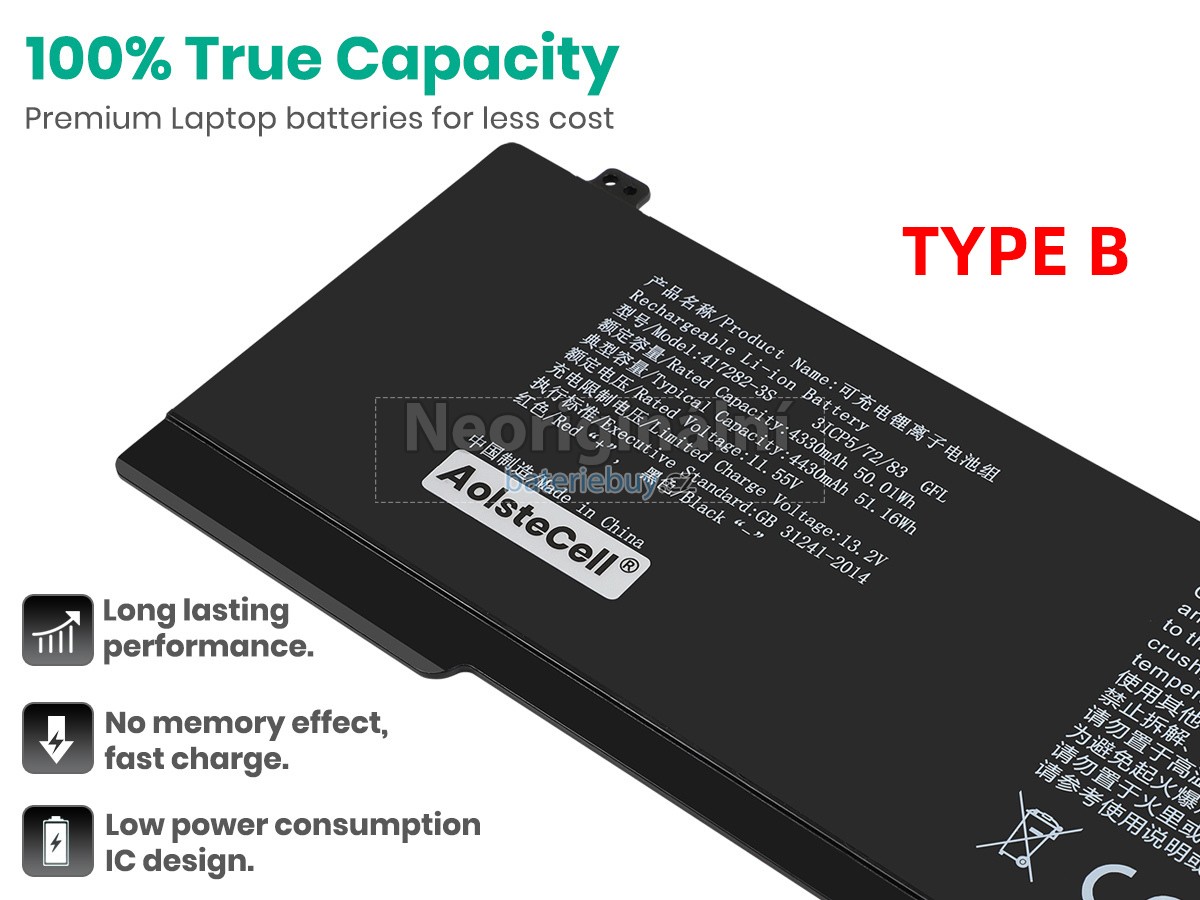 Nahrazení Infinix 417282-3S baterie