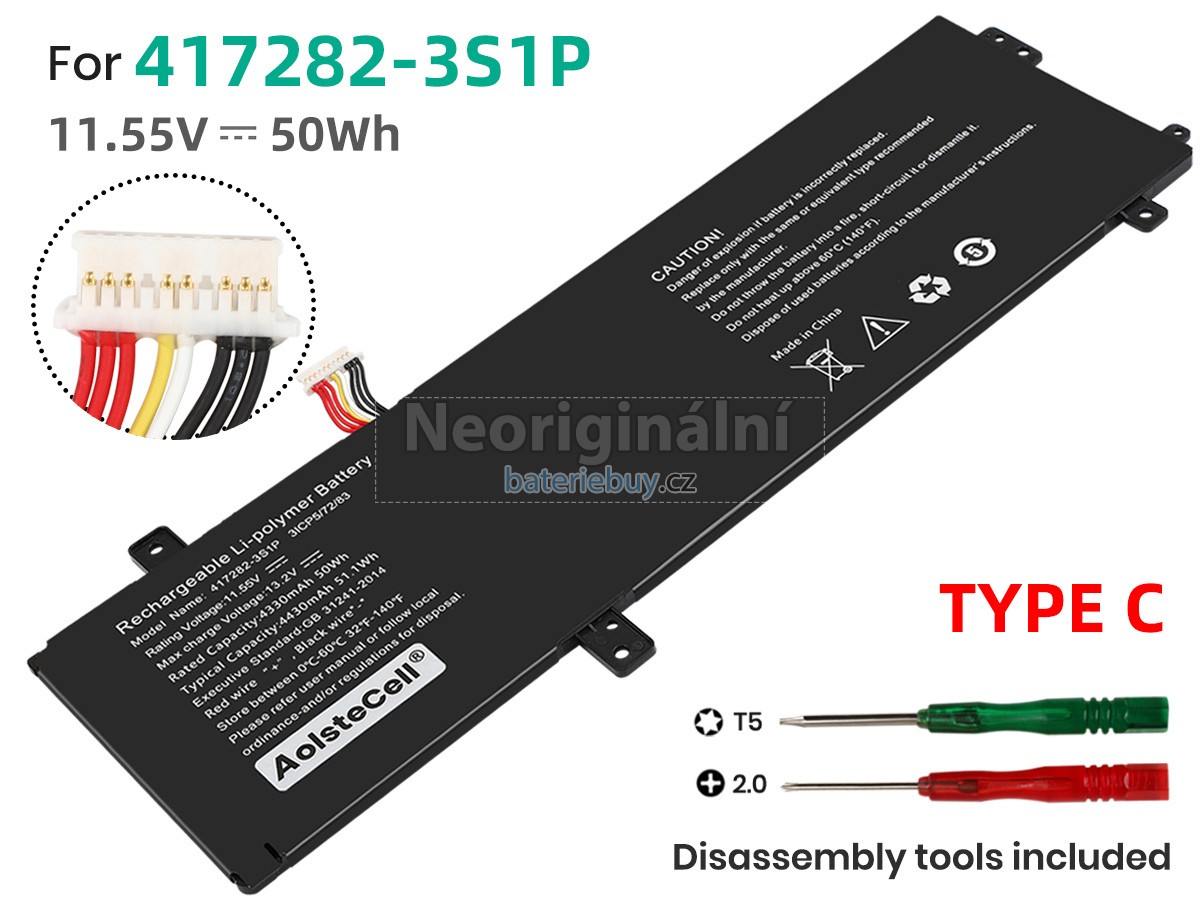 Nahrazení Infinix 417282-3S baterie