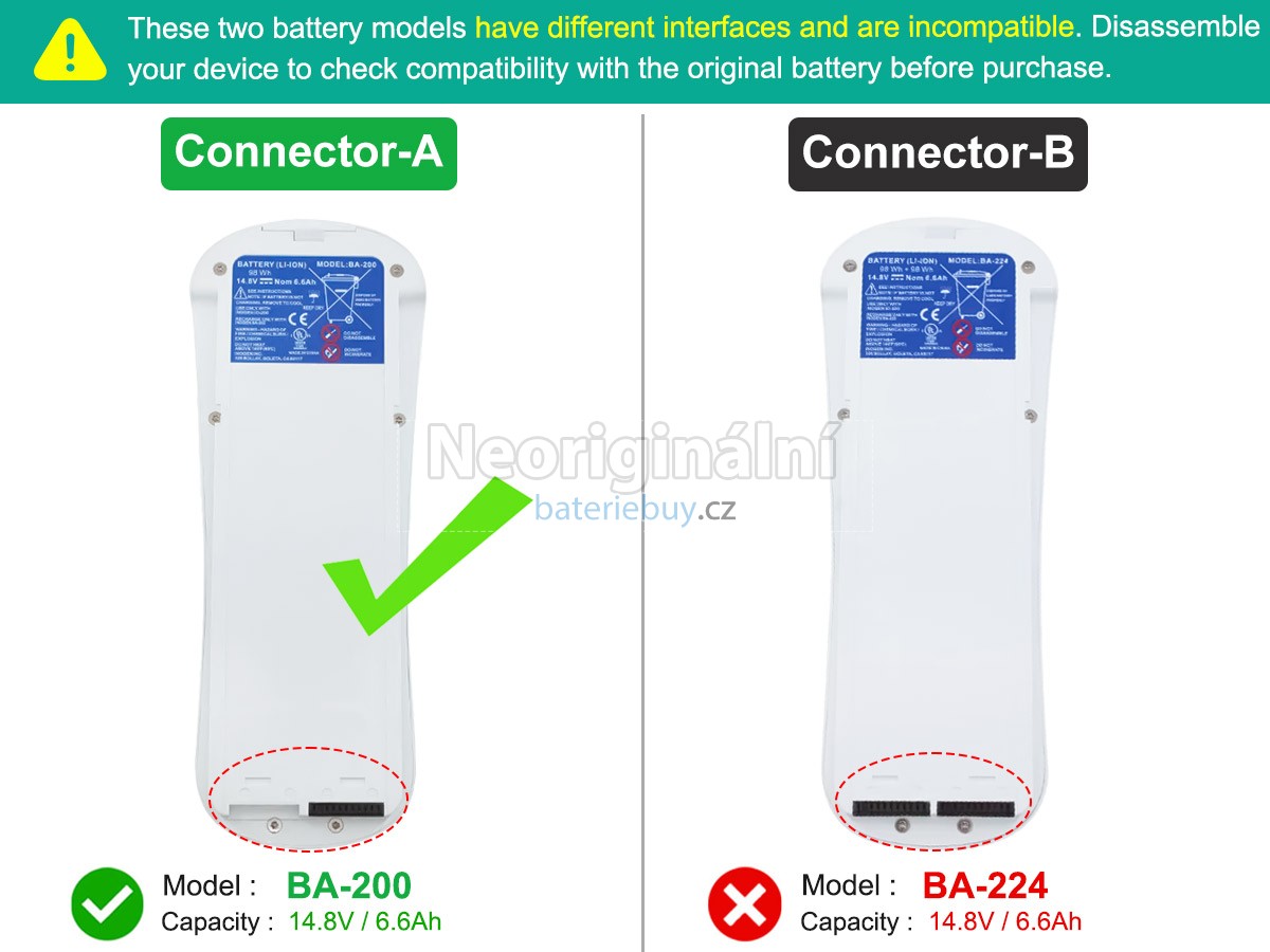 Nahrazení Inogen ONE G2 PORTABLE OXYGEN CONCENTRATOR baterie