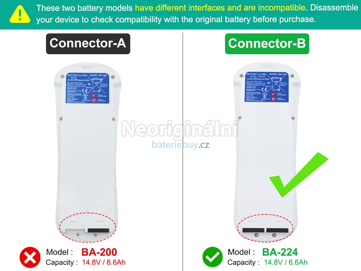 Nahrazení Inogen ONE G2 PORTABLE OXYGEN CONCENTRATOR baterie