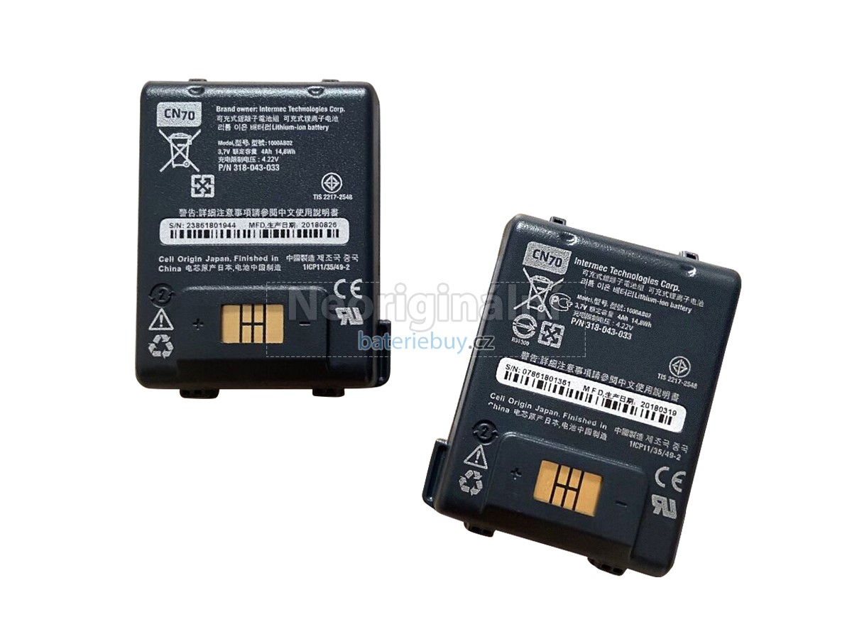 Nahrazení INTERMEC CN75 baterie