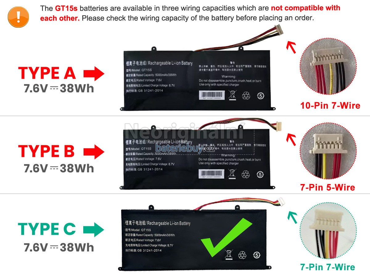 Nahrazení IPASON MAXBOOK P1X baterie
