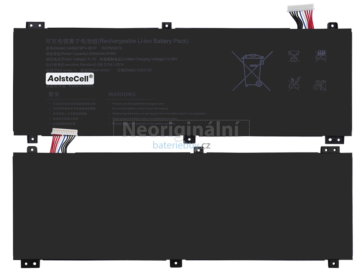 Nahrazení IPASON U459279PV-3S1P baterie