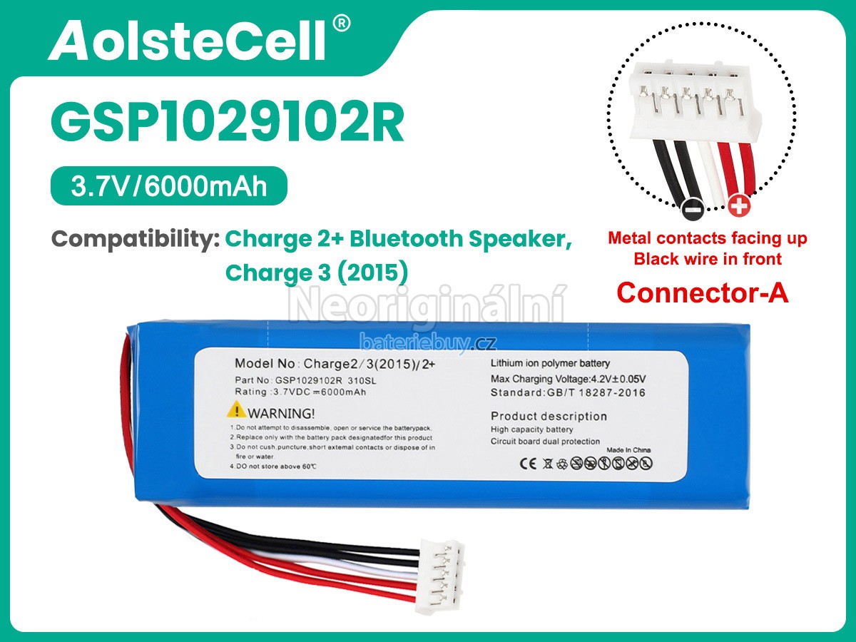 Nahrazení JBL CHARGE 2+ baterie