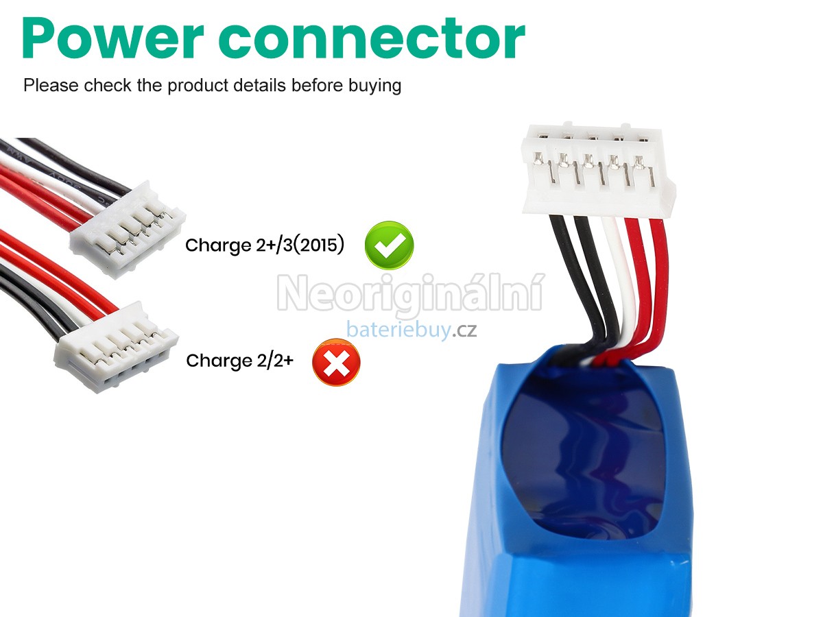 Nahrazení JBL CHARGE 2+ baterie