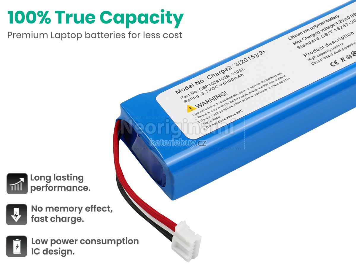 Nahrazení JBL CHARGE 2+ baterie