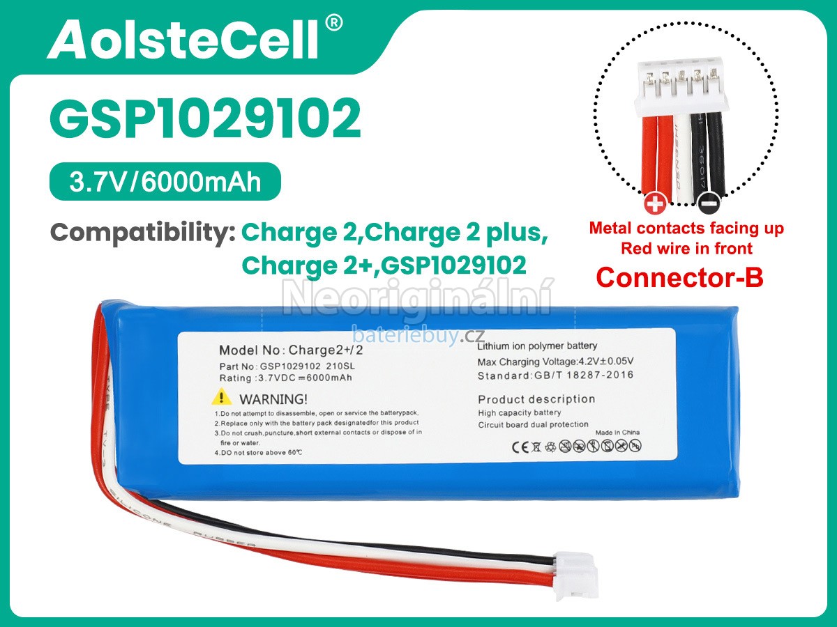 Nahrazení JBL CHARGE 2+ baterie