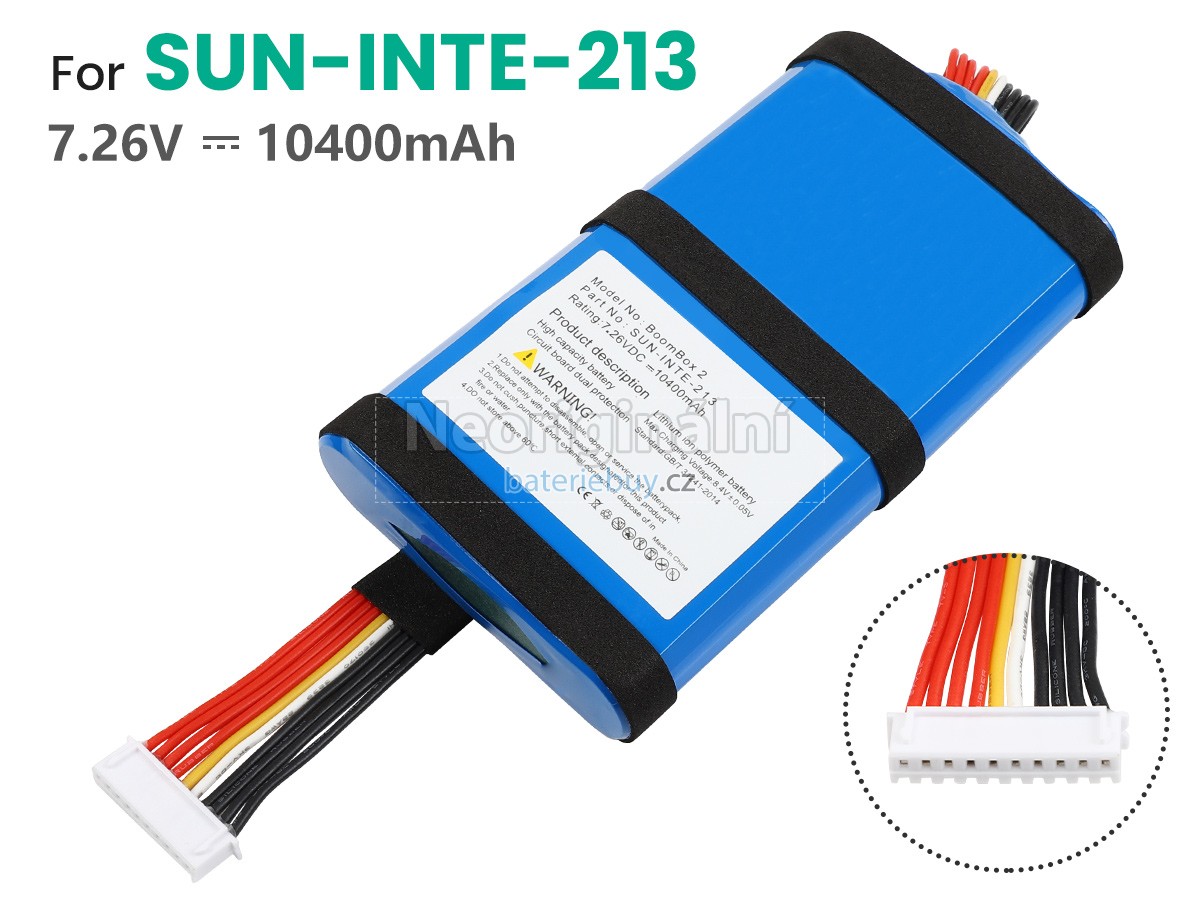 Nahrazení JBL SUN-INTE-213 baterie