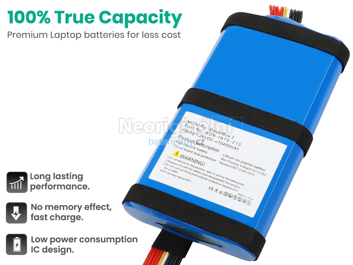 Nahrazení JBL SUN-INTE-213 baterie