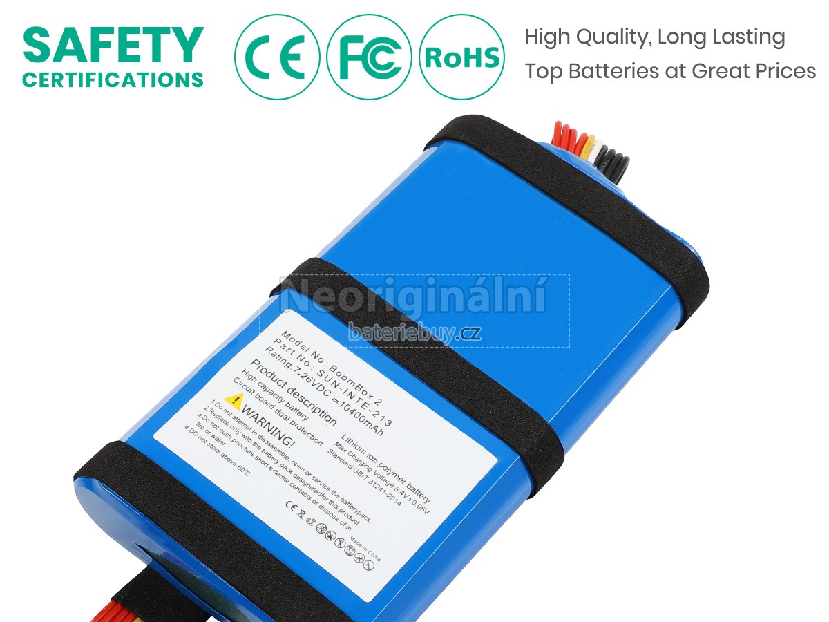 Nahrazení JBL SUN-INTE-213 baterie
