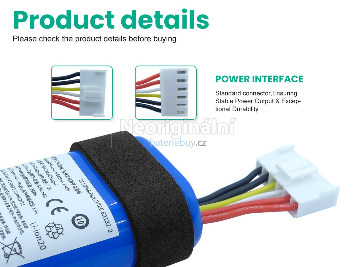 Nahrazení JBL I0328A baterie