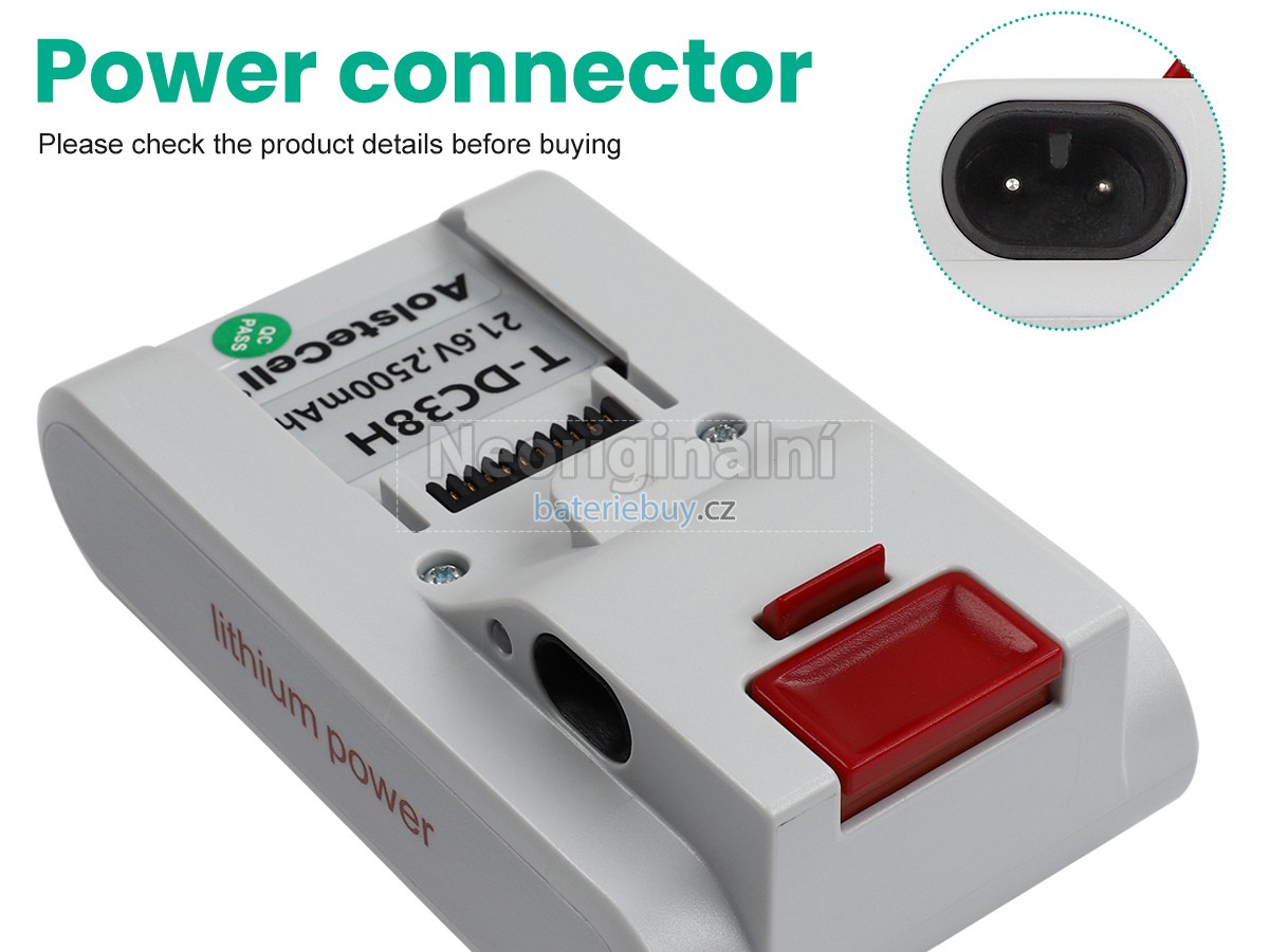 Nahrazení JIMMY JV53 baterie